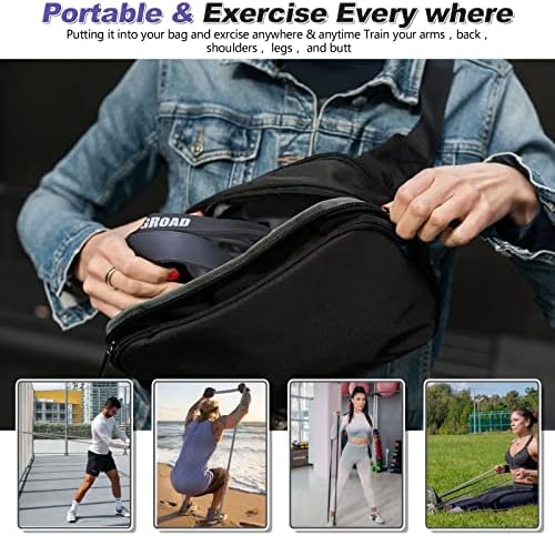 Resistance Band Pull Up Assistance Bands Sets Resistance Heavy Duty Exercise Stretch Fitness Bands for Stretching Power Lifting Workout Training with Instruction Guide