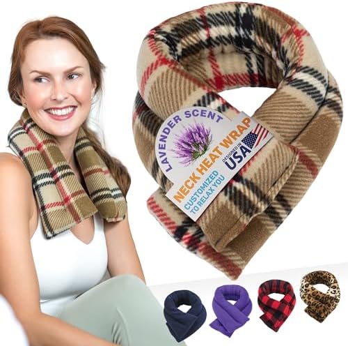 SunnyBay Lavender Heating Pad, Neck and Shoulder Wrap, 26x5 inch