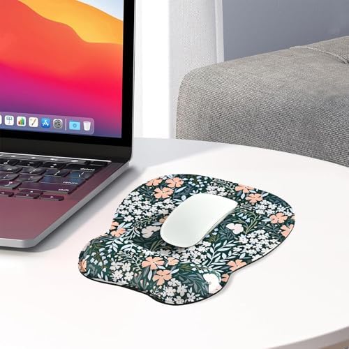 EooCoo Ergonomic Mouse Pad with Wrist Rest, Memory Foam Support Mousepad