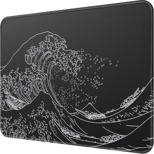 MROCO Essential Office & Gaming Mouse Pad, 8.5 x 11 Inch, Kanagawa Wave