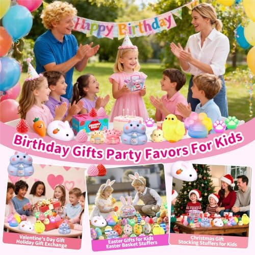 12Pack Taba Squishy Toys Kit -Squishy Fun Box- Squishy Fidget Squeeze Toys