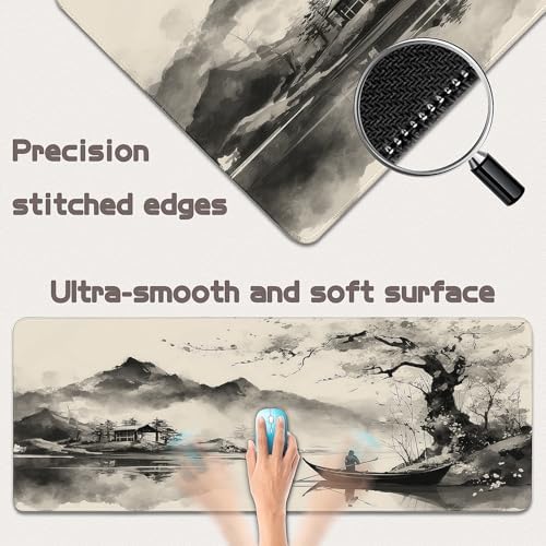 Gaming Mouse Pad, Large Mouse Pads for Desk, Mousepad Desk Matt for Desktop
