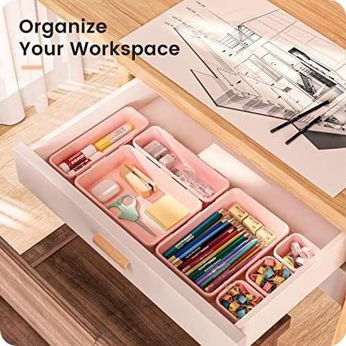 A-LuGei 【𝟓 𝐒𝐈𝐙𝐄 Tool Box Organizer Tray Divider Set Drawer Organizer