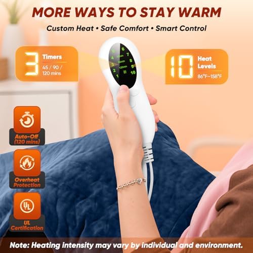 Graphene Heating Pad for Shoulder and Back, 35"x24" XL Full Body Pad