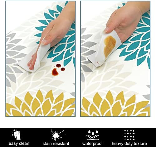 HEBE Anti Fatigue Kitchen Rugs Set of 2, Cushioned Kitchen Mats for Floor
