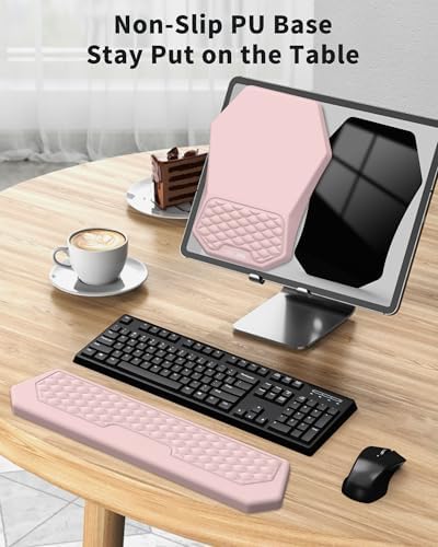 Ergonomic Mouse Pad with Wrist Rest Support for Carpal Tunnel Pain Relief