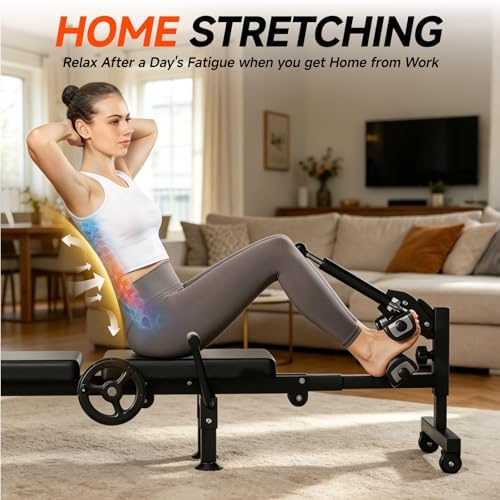 Spine Decompression Table Back Stretcher - Full Body Traction & Stretch Machine for Home Cervical Traction Lumbar Stretching, Flexibility Training, Mobility Support