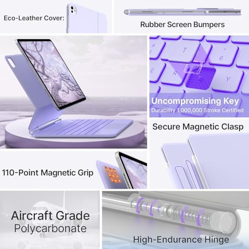 typecase Edge Magic-Style Magnetic Keyboard Case for iPad Air 13/Pro 12.9