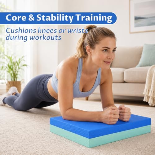Exercise Balance Pad, 15.7"x13", 2.4" Thick Foam Pad