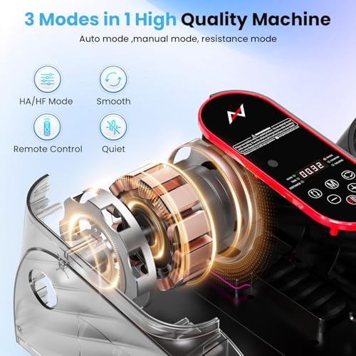 AXV Under Desk Elliptical Exercise Machine,Electric Ellipse Leg Exerciser As Seen On TV,Training Machines While Sitting for Seniors Home,Portable, Quiet, with Remote Control
