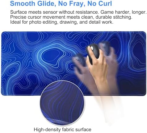 Large Mouse Pad-70x30 Blueline