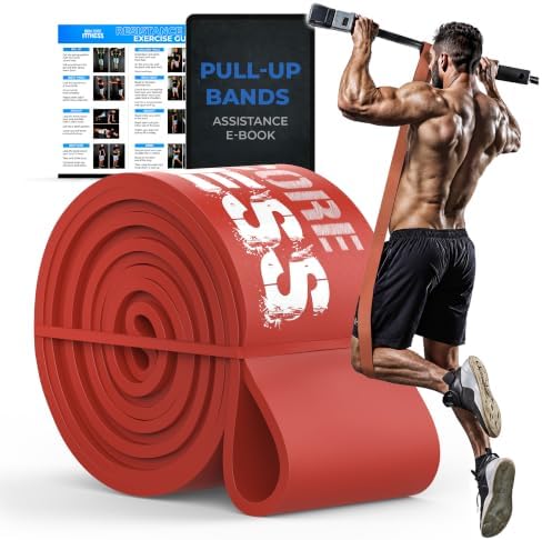 Pull Up Assistance Resistance Bands - Long Loop Power Bands for Men and Women - Strength Power Flexibility Training at Home & Gym - Ebooks & Workout Chart Included by Iron Core Fitness
