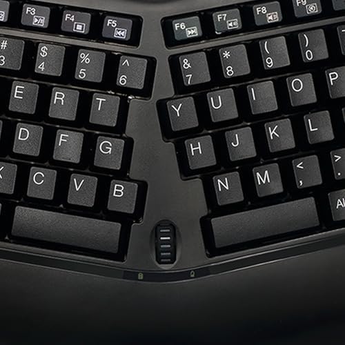 Adesso WKB-1150CB Tru-Form Wireless Ergonomic Mini Keyboard & Mouse Combo