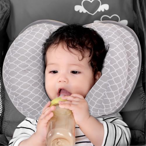 KAKIBLIN Baby Head Neck Support Pillow, 2 in 1 Banana Neck Pillow for Baby
