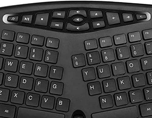 Adesso WKB-1600CB TruForm Wireless Ergonomic Keyboard & Optical Mouse Combo
