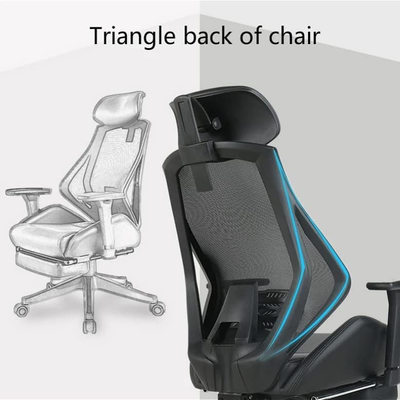 Ergonomic Reclining Office Boss Chair with Footrest Multi-Function Lifted Rotated Computer Protect Waist Gaming