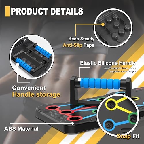 Push Up Board,Foldable Pushup Board for Man,Portable 30 in 1 Push Up Bar