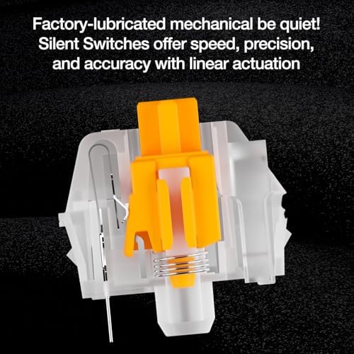 be quiet! Dark Mount Linear, Gaming Keyboard, Mechanical Silent Switches