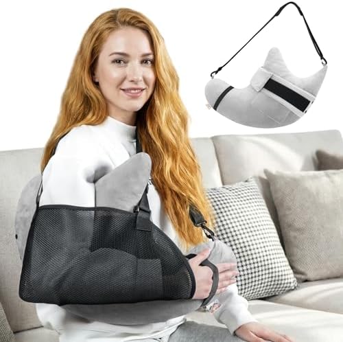 Shoulder Surgery Pillow for Rotator Cuff Pain Impingement Replacement Recovery Aids Side Sleepers Body Post Arm Injury Support Relief Supplies Broken Collarbone Must Haves with Forearm Sling