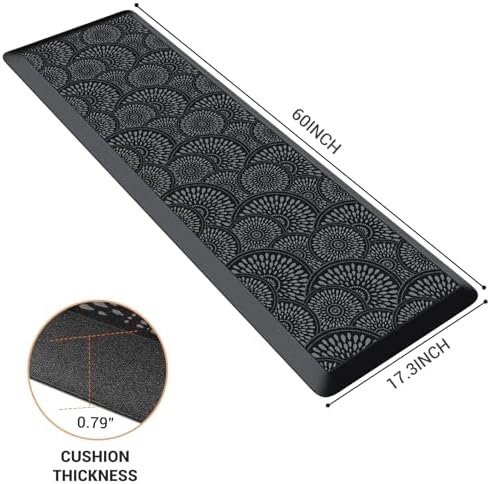 Mattitude 4/5 Inch Kitchen Mat, Waterproof Non-Slip Standing Mats and Rugs