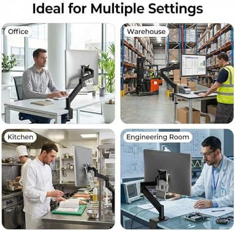 Adapter VESA Mount Kit Compatible with Apple iMac 21.5 inch & 27 inch Models Late 2009 to 2020, Heavy-Duty Alloy with Durable Coating, Converts to 75x75/100x100 mm VESA Pattern, All Screws Included