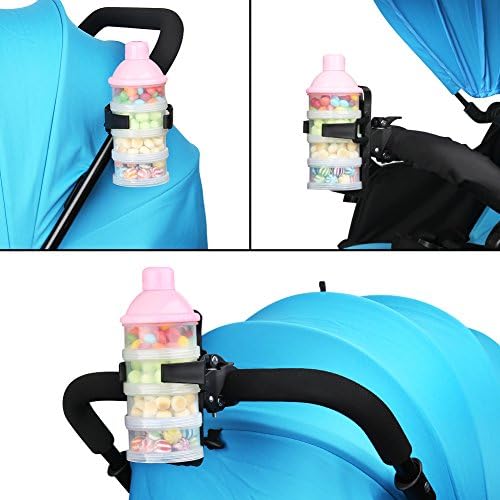 Accmor 2 Pack Bike Water Bottle Holders No Screws, Universal Bike Cup Holder, 360 Degree Rotatable Bike Water Bottle Cage, Water Bottle Holders for Kids Bike Adult Bike