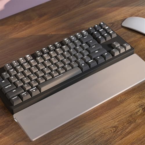 Custom Acrylic Keyboard Wrist Rest, Transparent/Frosted RGB Wrist Pad for Mechanical Keyboard (Color : Frosted, Size : TKL)