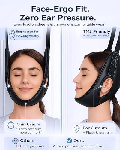 Upgraded Over-The-Door Cervical Neck Traction Device – Portable Adjustable Neck Stretcher for Neck Pain Relief, Spine Alignment & Posture Correction, Home Physical Therapy Kit, 330 lbs Support (Black)