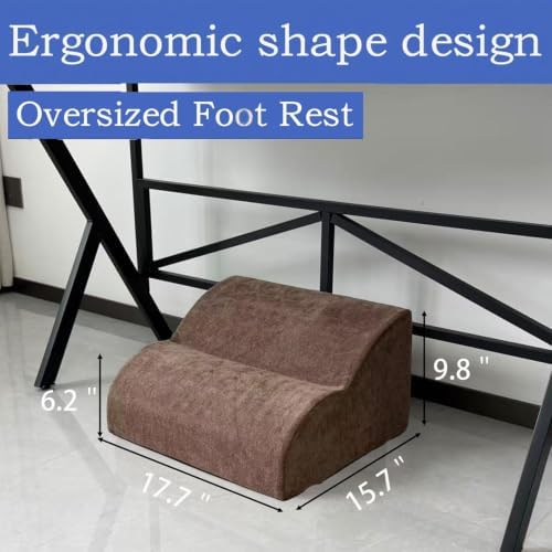 Foot Rest for Under Desk at Work.Multifunctional 3-Tier Foot Stool