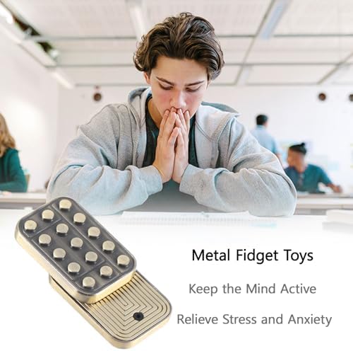 Fidget Toys Adults Metal Fidget Slider Magnetic EDC Haptic Fidget Toys for Adults