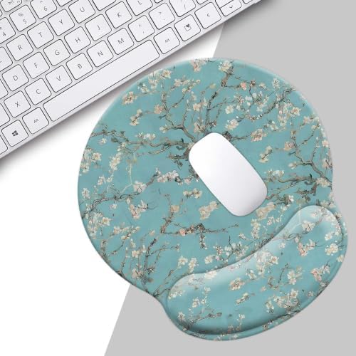 Mouse Pads for Desk, Ergonomic Mouse Pad with Wrist Rest Gaming Mousepad