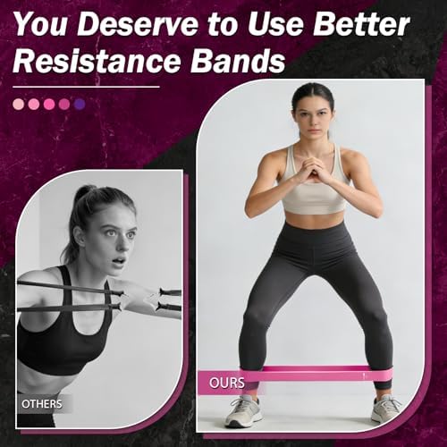 Resistance Bands for Working Out, 5 Levels Exercise Bands Set