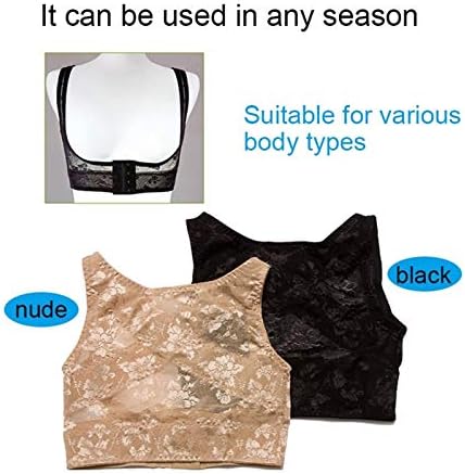 DSMYYXGS Adjustable Posture Corrector Brace Net Breathable Back Spine Support Belt Humpback Shoulder Women Posture Correction Belt (Color : Black, Size : Small)