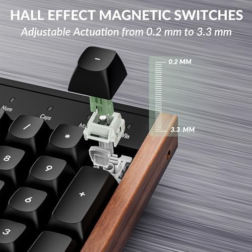 Keychron K10 HE Full-Size Hall Effect Keyboard Wireless, Rapid Trigger