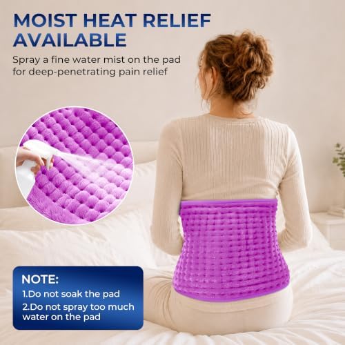 Boileau Electric Heating Pad for Back Pain & Period Cramps Relief, Large XL