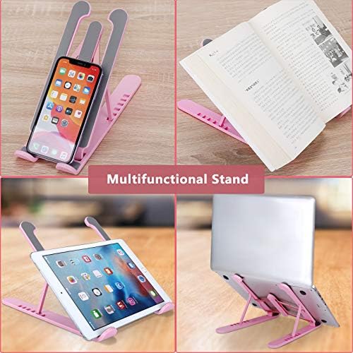 Portable Laptop Stand, Adjustable Laptop Holder Riser Computer Stand for Desk Notebook Stand Mount