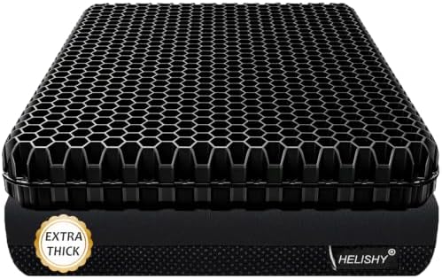 2" Extra Thick Gel Seat Cushion for Long Sitting Pressure Relief