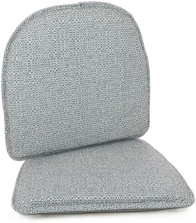 Klear Vu Raindrop The Gripper Non Slip Chair Cushions, Soft & Comfortable Seat Pad, Sitting Pillow for Kitchen, Dining or Office, 2 Count (Pack of 1), Blue
