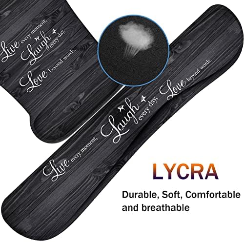 Keyboard Wrist Rest Pad and Ergonomic Mouse Pad Wrist Rest (with Coaster) Set, Non-Slip Base & with Memory Foam for Easy Typing and Wrist Pain Relief - Quote Live Love Laugh