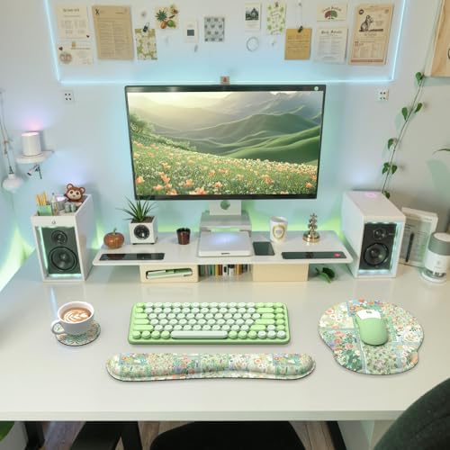 iLeadon Mouse Pad with Wrist Support, Ergonomic Mouse Pad Set