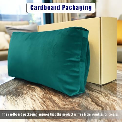 Velvet Recliner Headrest Pillow, Non-Slip Neck Support, Teal