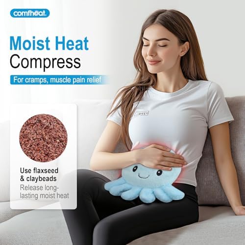 Octopus Microwave Heating Pad for Pain Relief, Unscented Heat Pack
