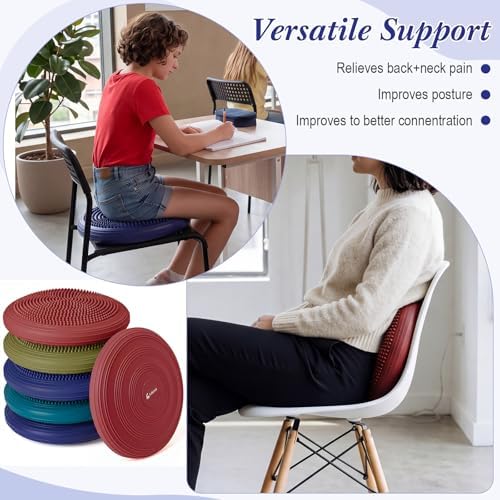 Libima 6 Pcs Sensory Cushion Wobble Seat 13 Inches