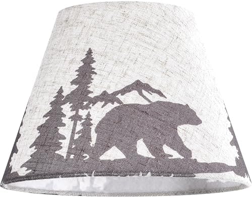 GO&SO Small Animal Lamp Shade Set of 1,5"×9"×6.4" Print Bell Shade Replac