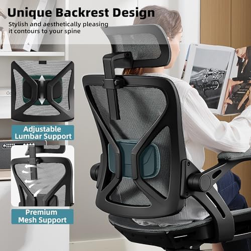 Executive Office Chairs Gaming Chairs with Headrest Lumbar,Grey