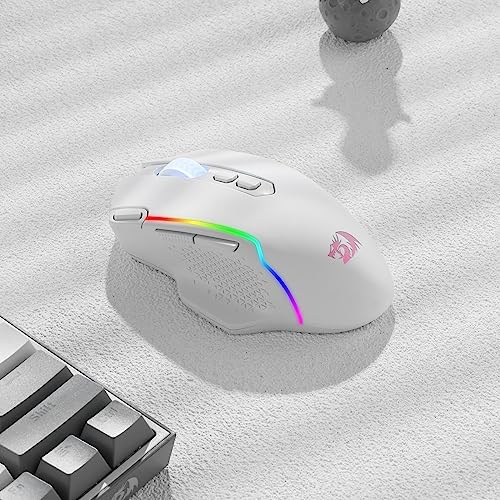 Redragon M810 PRO Wireless RGB Gaming Mouse 10000 DPI Remapping Keys