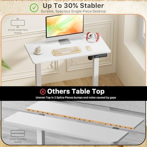 JOY worker Small Electric Standing Desk, 31.5" x 15.75" Stand Up Table