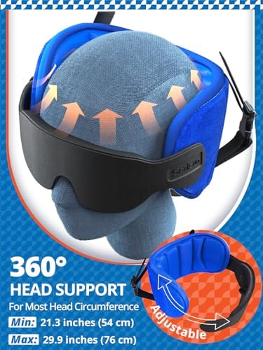 SARISUN Travel Pillows for Airplanes, Stable Head Support, Travel Essential