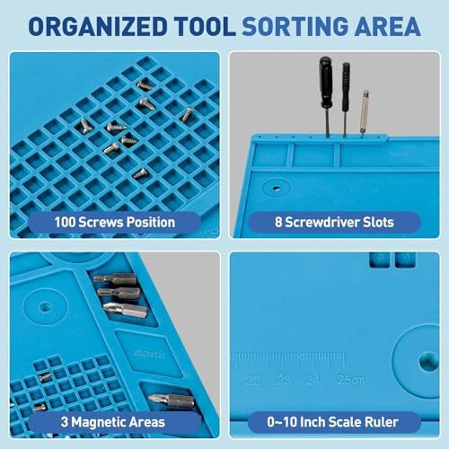 Helping Hands Soldering Station, 10X 30X Magnifying Glass with Light