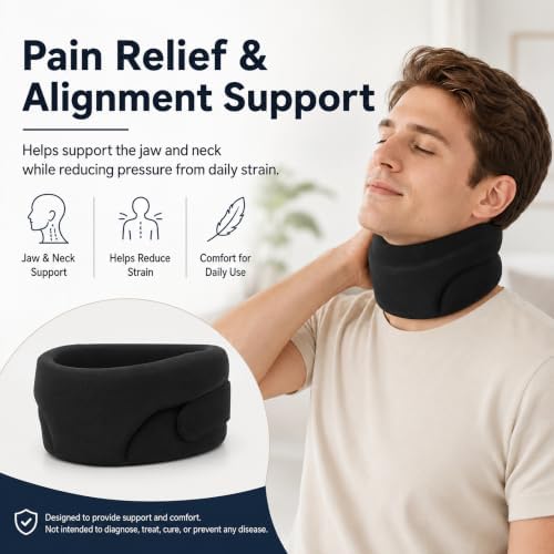 Neck Brace Cervical Collar, for Sleeping & Daily Wear, Neck Pain Relief